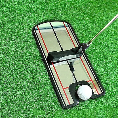 Golf Putting Alignment Mirror Eye Line Practice Golf Swing Training Aids Golf Practice Putter Mirror Golf Swing Trainer