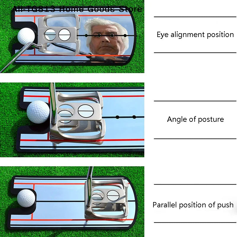 Elevate Your Golf Game with the Tg813 Golf Putting Alignment Mirror - Perfect Your Swing and Improve Your Putt Accuracy!