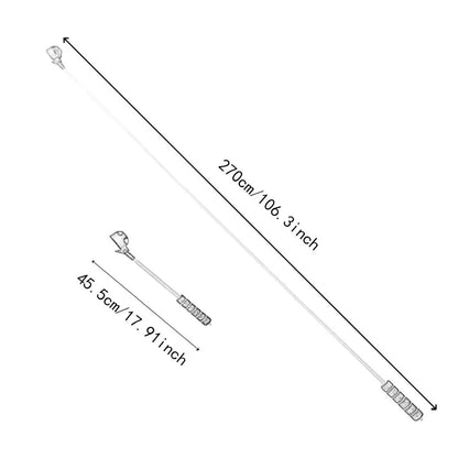 Adjustable Telescopic Golf Ball Retriever with Non-Slip Handle 