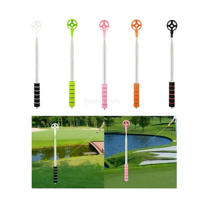 Adjustable Telescopic Golf Ball Retriever with Non-Slip Handle 