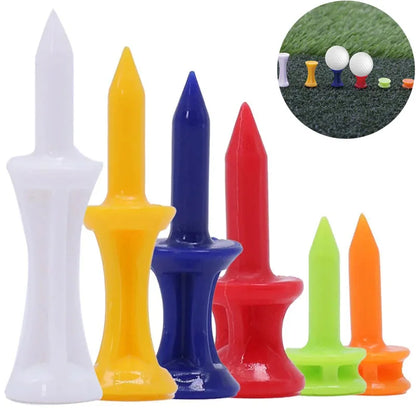 Pack Of 50 Castle Golf Tees – Perfect for Teeing Off in Style! (25MM-51MM)