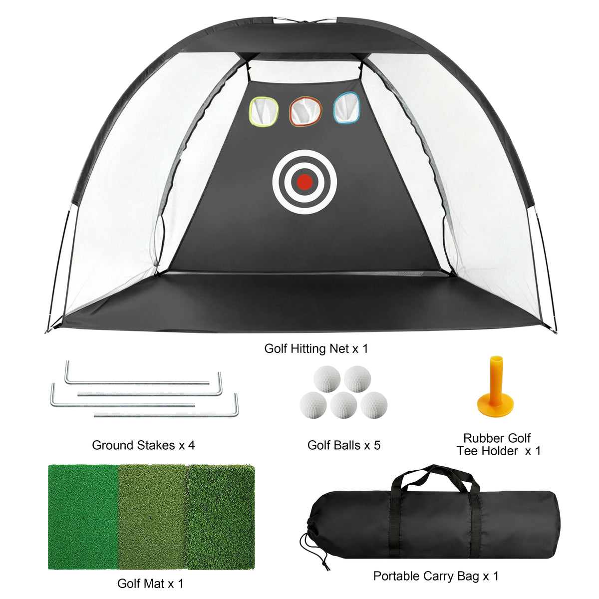 Golf Practice Net and Hitting Mat - Perfect for Chipping and Swing Mastery!