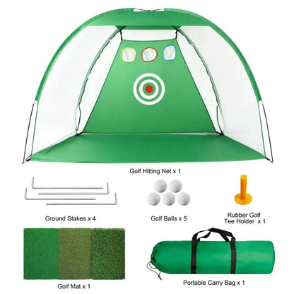 Golf Practice Net and Hitting Mat - Perfect for Chipping and Swing Mastery!