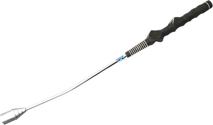 Golf Grip Training Aid - Golf Swing Trainer with Adjustable Weights, Pre Bent Stainless Steel Shaft, Moulded Handle - Develop Swing Speed, Improve Golf Swing, Right Handed Golfers