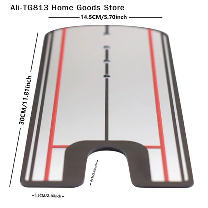 Elevate Your Golf Game with the Tg813 Golf Putting Alignment Mirror - Perfect Your Swing and Improve Your Putt Accuracy!