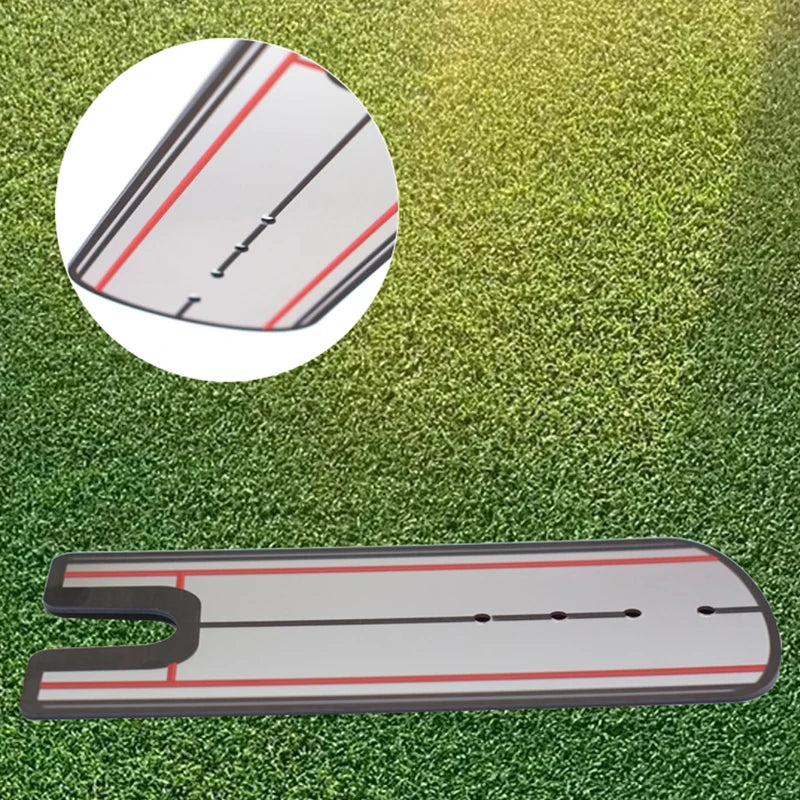 Golf Putting Alignment Mirror Eye Line Practice Golf Swing Training Aids Golf Practice Putter Mirror Golf Swing Trainer