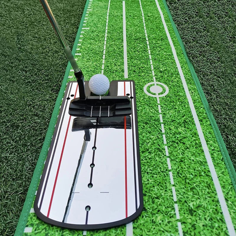 Golf Putting Alignment Mirror Eye Line Practice Golf Swing Training Aids Golf Practice Putter Mirror Golf Swing Trainer