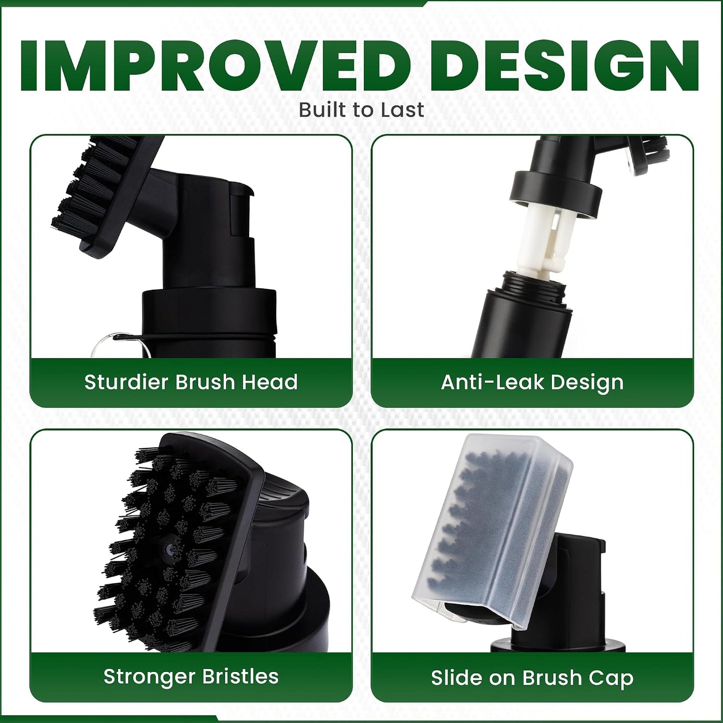 Golf Club Cleaner Brush with Retractable Cable & Water Spraying Golf Brush | All-In-One Brush Head, Mist Water Spray Holds 150Ml, 75Cm Retractable Cable, Strong Bristles, Durable Material, Golf Gifts.